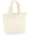 W845 Westford Mill EarthAware® Organic Marina Mini Tote Bag Natural colour image